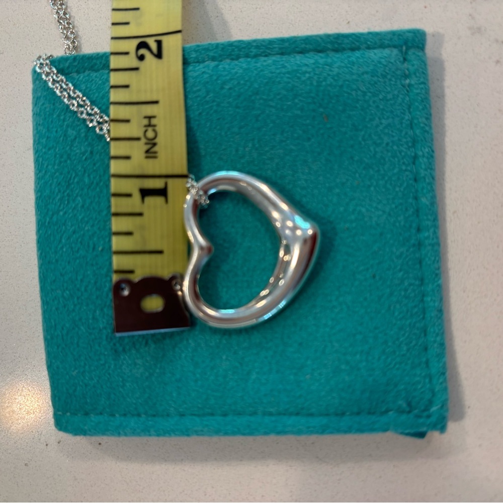Tiffany & Co. Open Heart Pendant Necklace in Sterling Silver - Picture 6 of 6